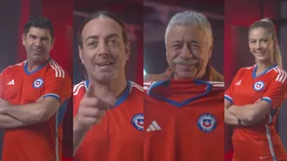 Estrellas del deporte chileno se lucieron con la nueva camiseta de La Roja
