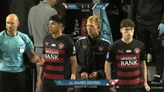 Darío Osorio tuvo su debut en Midtjylland en la liga de Dinamarca