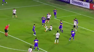 La fallida chilena que intentó Ramiro González ante Boca Juniors en la Libertadores