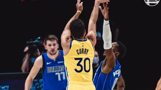 Golden State Warriors contó con Kelly Oubre y Steph Curry para aplastar a Dallas Mavericks en la NBA
