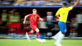 Kevin De Bruyne fue letal en un contragolpe y abultó la cuenta de Bélgica frente a Brasil