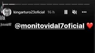 Hijos de Arturo Vidal compartieron con figuras de la selección chilena