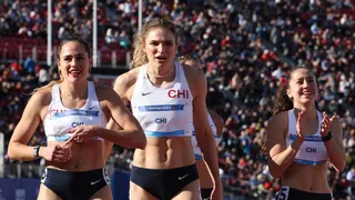 La impecable semifinal del equipo chileno femenino en el 4×100 de atletismo