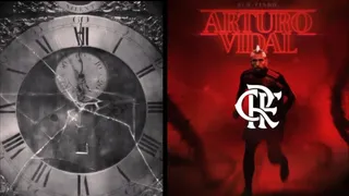 A lo “Stranger Things”: La espectacular presentación de Vidal en Flamengo