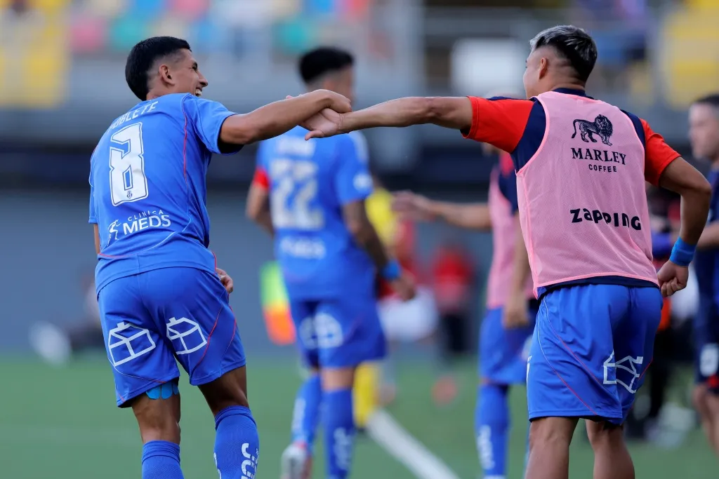 Poblete y Hormazábal celebrando / ©Javier Torres/Photosport.