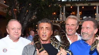 “Terminator” y “Rocky” se reunieron con el plantel de Bayern Munich