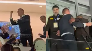 Padre de Haaland se enfrascó en discusión con hinchas de Real Madrid y fue expulsado del “Bernabéu”