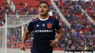 Nicolás Guerra fue responsable de abrir la cuenta para la U frente a Temuco en el Estadio Nacional