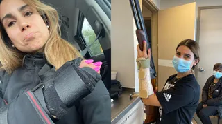 Francisca Crovetto sufrió una fractura en la mano izquierda y ya trabaja en su recuperación