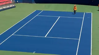 Court Central del Estadio Nacional está listo para recibir la serie de Copa Davis entre Chile y Perú