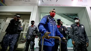 Con todos los protocolos sanitarios y de seguridad: Así fue la llegada de La Roja a Venezuela