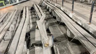 Así quedaron las butacas tras el incendio provocado por hinchas de Colo Colo