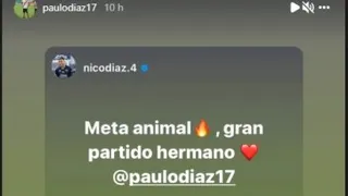 Paulo Díaz se mostró orgulloso por dura entrada contra Oroz que originó primer gol de River