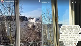 Maria Sharapova fue objeto de críticas por participar en la Paris Fashion Week