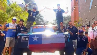 Piloto chileno Emiliano Fuenzalida subió al podio en el “Desafío Guaraní 2018”