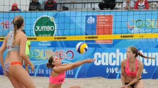 Las postales del Circuito Sudamericano de Vóleibol Playa que se celebra en Coquimbo