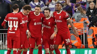 Gabriel Suazo tuvo una negativa jornada junto a Toulouse ante Liverpool en Anfield