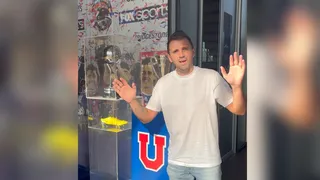 Walter Montillo visitó el CDA y compartió con los juveniles de Universidad de Chile