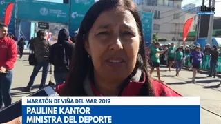 Ministra Kantor tras el Maratón de Viña del Mar: Estos eventos son los que generan cultura deportiva