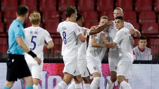 Erling Haaland le dio el triunfo a Noruega sobre Serbia en la Nations League