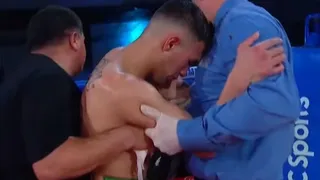 Boxeador argentino que se desvaneció tras una pelea lucha por su vida