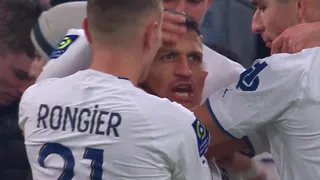 Alexis Sánchez anotó en choque de Marsella y Lorient