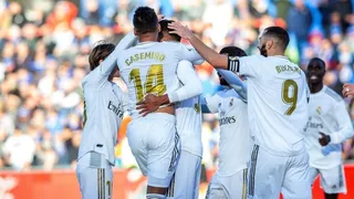 Real Madrid goleó a Getafe y le puso presión a Barcelona en la lucha por el liderato en España