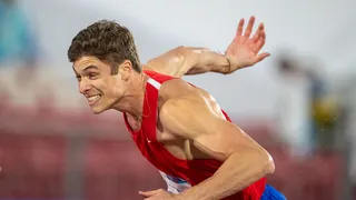 Martín Saenz rozó medalla en la final de los 110 metros vallas de Santiago 2023