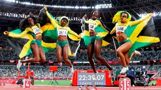 Jamaica logró el oro en los 4×100 femeninos en los Juegos Olímpicos de Tokio