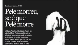 “Pelé eterno”: La muerte del Rey se tomó las portadas de los diarios brasileños