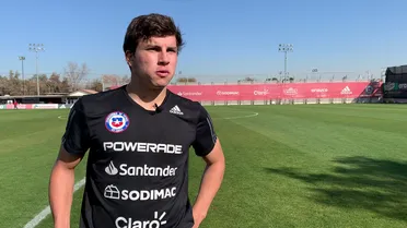 Gonzalo Tapia valoró el microciclo de La Roja Sub 23: Te prepara para dar el salto a la adulta