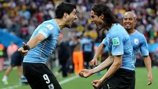 Luis Suárez y Edinson Cavani dejaron locos a sus arqueros en práctica de Uruguay en Rusia 2018