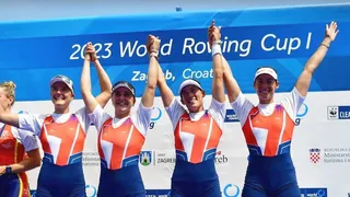 Team Chile ganó medalla de oro en la Copa del Mundo de remo en Zagreb