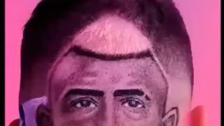 Fanático se hizo extravagante corte de pelo con Arturo Vidal incluido