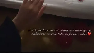 Con globos y pétalos de rosa: La romántica petición de noviazgo de Lucas Assadi