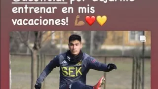 “Visitando mi casa”: Pablo Galdames entrenó junto al plantel de Unión Española