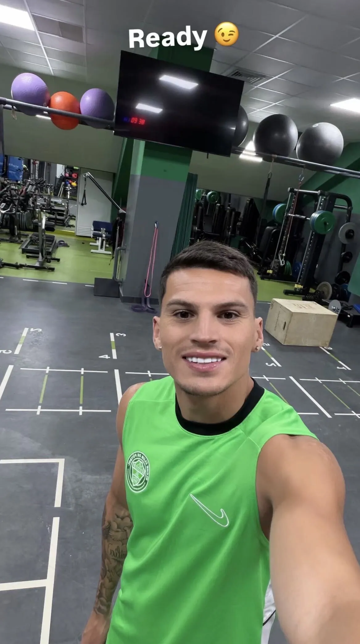 Lucas Cepeda publica su retorno a las prácticas en Elche | © @Lucascepeda.10