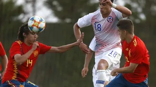 La Roja sub 17 batalló hasta el final ante España en el último amistoso de la gira