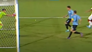 “No entró”: La categórica decisión del VAR en el duelo de Uruguay con Perú