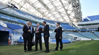 Infantino y Putin dieron el visto bueno a Estadio Olímpico de Sochi para el Mundial de Rusia