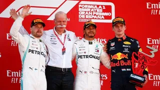 Max Verstappen: “Estoy contento con el podio; los Mercedes eran demasiado rápidos”