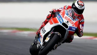 Jorge Lorenzo explotó contra su compañero Andrea Dovizioso