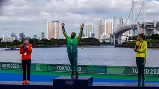 La brasileña Ana Marcela Cunha conquistó el oro en los 10 kilómetros de aguas abiertas en Tokio