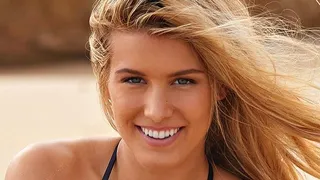 El atrevido saludo de San Valentín de la tenista canadiense Eugenie Bouchard