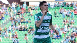 La anotación de Diego Valdés en goleada de Santos Laguna por la liga mexicana