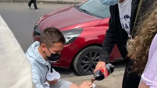 Jugadores de Deportes Antofagasta ocuparon sus días libres para ayudar en una actividad social