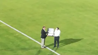 Jorge Segovia llegó al Santa Laura para presenciar duelo de Unión Española