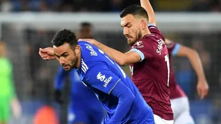 West Ham igualó con Leicester tras sufrir expulsión de su capitán y un golazo de Ndidi