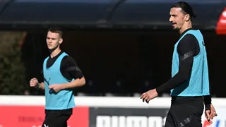Zlatan Ibrahimovic y su hijo jugaron un partido de entrenamiento en AC Milan