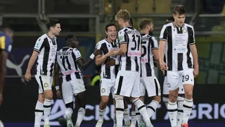 Damián Pizarro fue espectador de lujo en gran remontada de Udinese